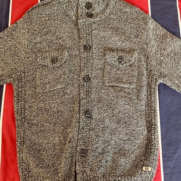 NO EXCESS - FULL ZIP CARDIGAN - Picture 4 of 7